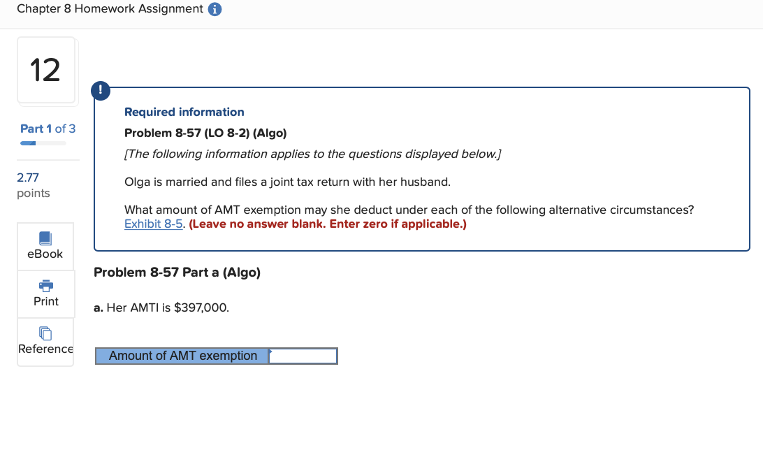 Solved Chapter 8 Homework Assignment i 14 Part 3 of 3 | Chegg.com