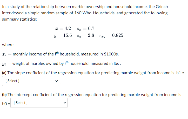 Solved The correlation coefficient for a certain set of data | Chegg.com