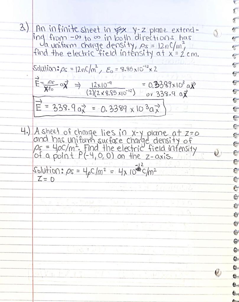 Solved A line charge density ρL=6pc/m is uniform ly | Chegg.com