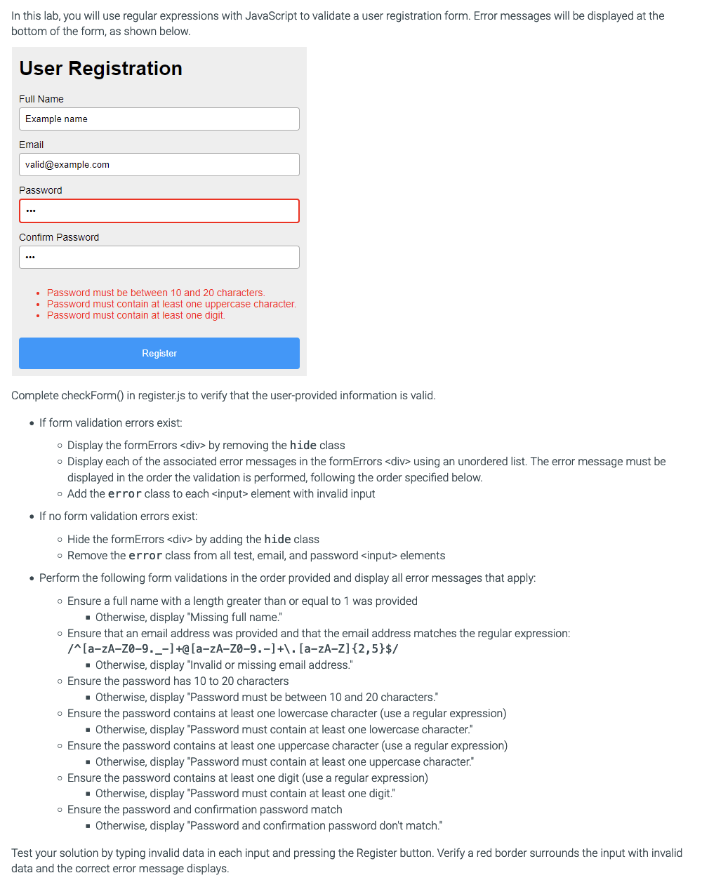 Solved The only file you are allowed to edit is the | Chegg.com