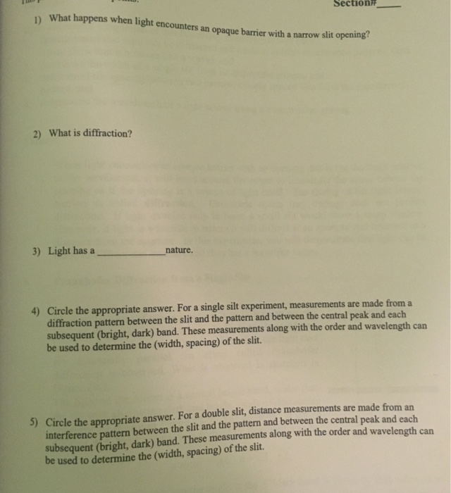 Solved D What happens when light encounters an opaque | Chegg.com