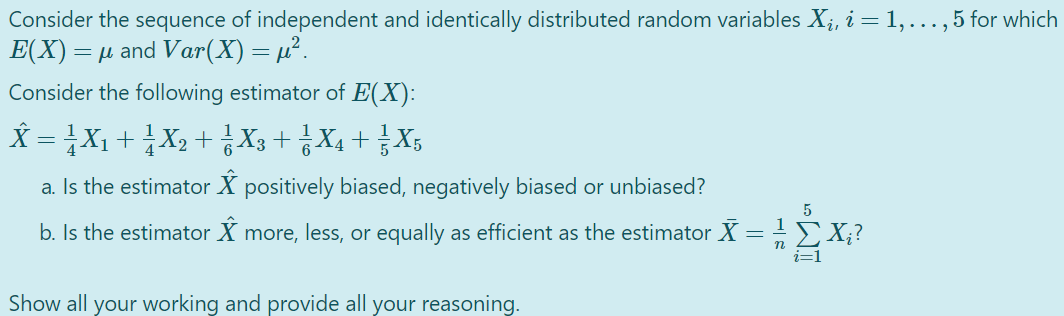 Solved Consider The Sequence Of Independent And Identical Chegg Com