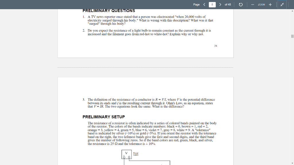 Solved Hello Just Answer The Preliminary Questions And Chegg