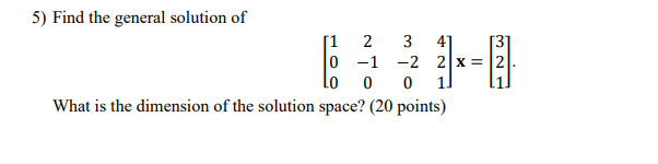 Solved 5) Find the general solution of | Chegg.com
