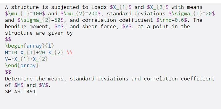 Solved A structure is subjected to loads $X_{1}$ and $X_{2}$ | Chegg.com