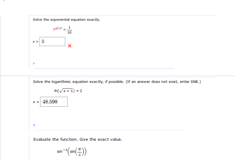 Solved Write the equation in equivalent exponential form. | Chegg.com
