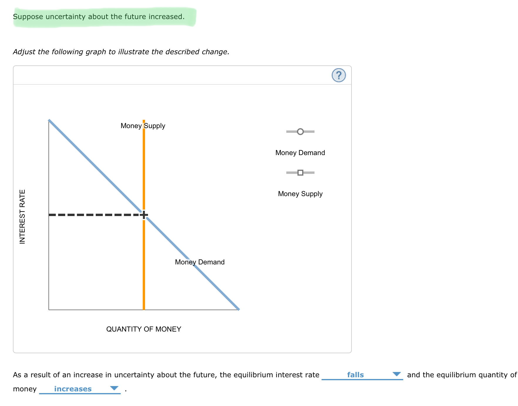 Solved I’m studying changes in the demand for money and | Chegg.com
