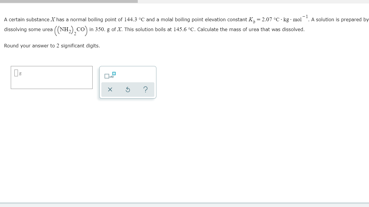 solved-a-certain-substance-x-has-a-normal-boiling-point-of-chegg