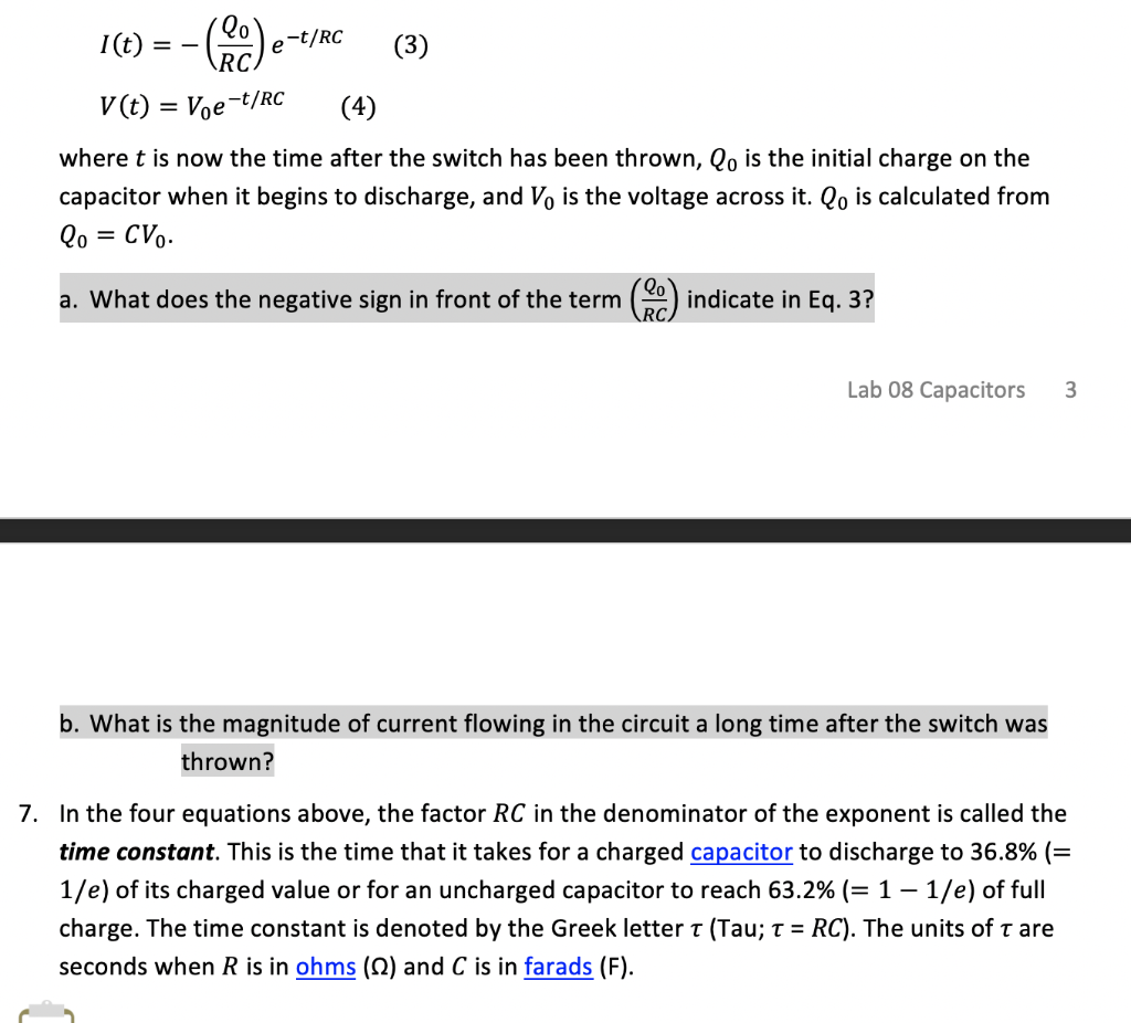 Solved Lab 08 Capacitors Last edited August 10, 2020