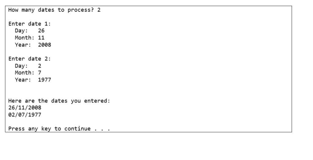 Solved In this in-class project you will create a console | Chegg.com