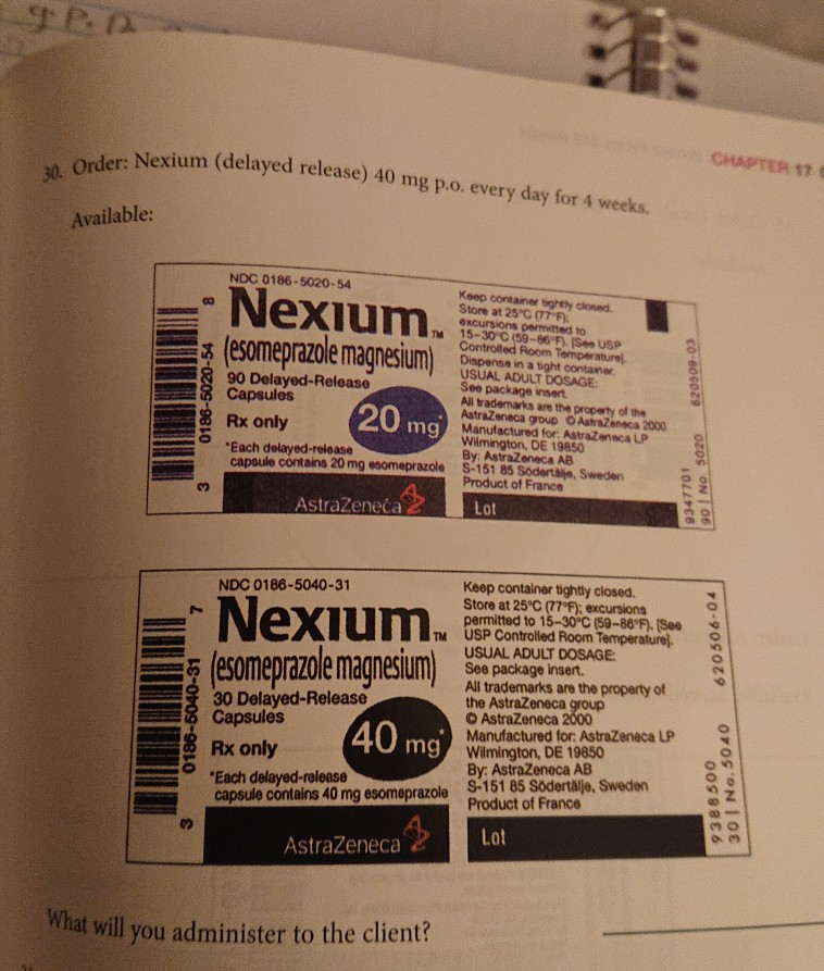 Nexium order