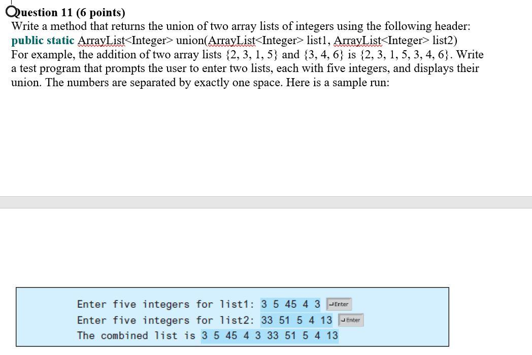 Solved Please answer this java question on IntelliJ and | Chegg.com