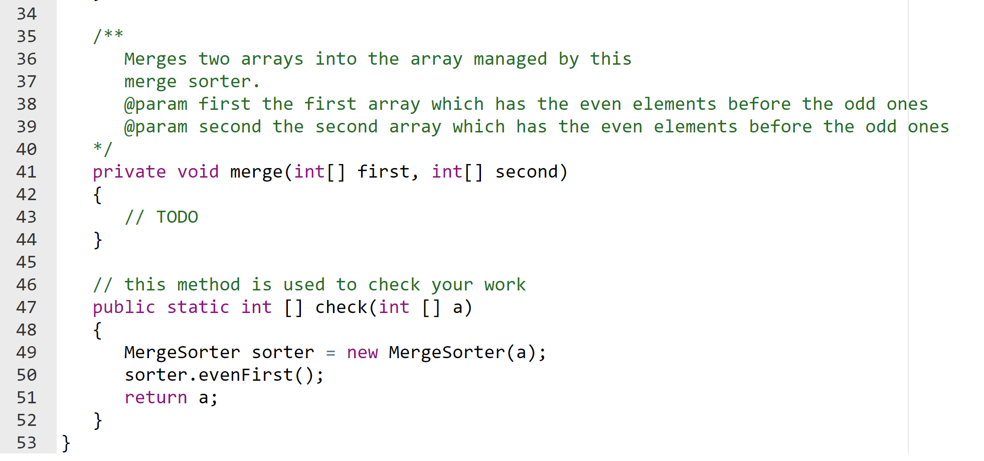 Function merge. Array merge.