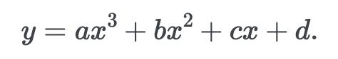 Solved PYTHON NUMPY: A polynomial function of degree three | Chegg.com