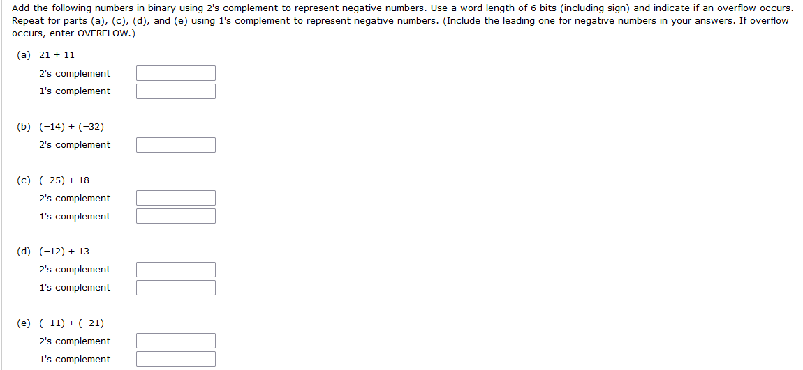 solved-add-the-following-numbers-in-binary-using-2-s-chegg