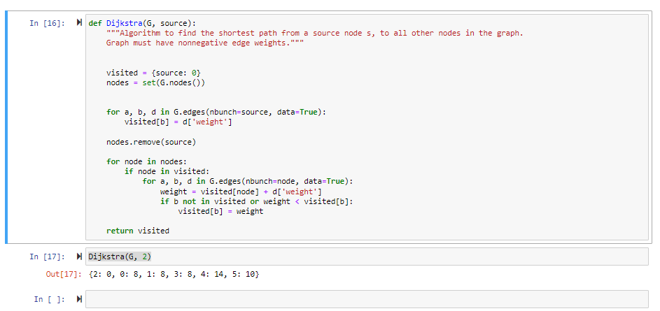 Solved Dijkstra's Algorithm Dijkstra's algorithm is an | Chegg.com