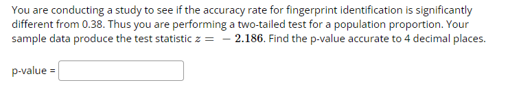 Solved You are conducting a study to see if the accuracy | Chegg.com