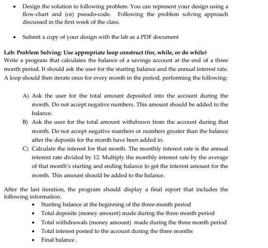 Solved I need help to do the flowchart of this c++ problem, | Chegg.com