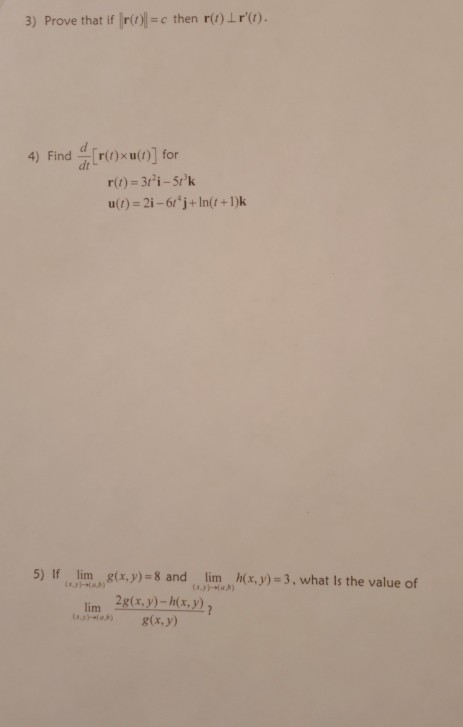 Solved 3 Prove That If R C Then R Lr Dru For 4 Chegg Com