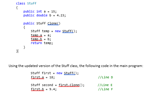 Please draw the stack and heap line by line for this | Chegg.com