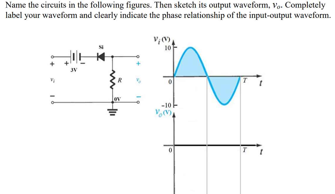 Solved Name the circuits in the following figures. Then | Chegg.com