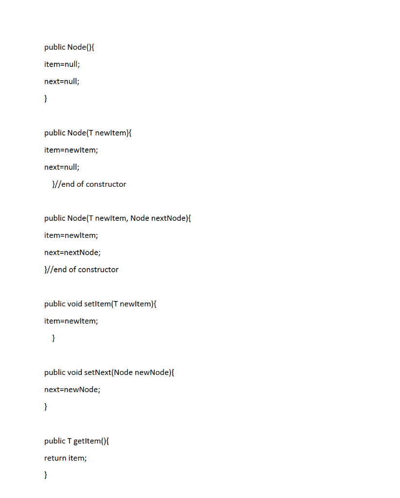 Problem Statement Given the stack interface discussed | Chegg.com