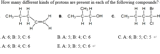 Solved B. C. A: 6;B:3;C:6 B. A: 5;B:4;C:6 C. A: 6;B:5;C:5 | Chegg.com