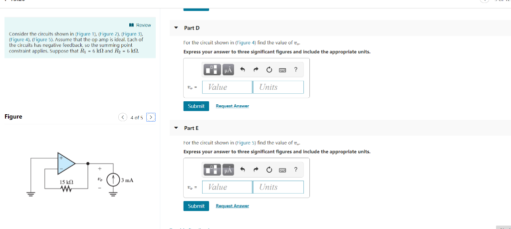 Solved Review Correct Consider the circuits shown in (Figure | Chegg.com