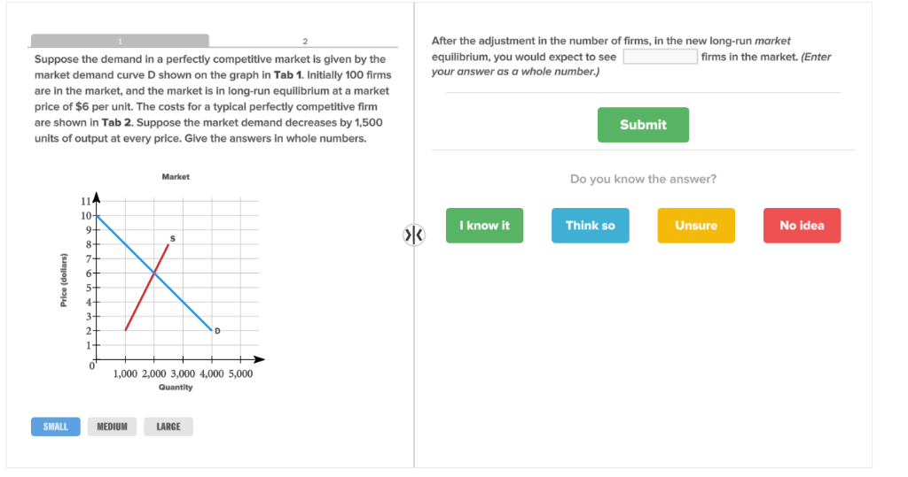 Solved After the adjustment in the number of firms, in the