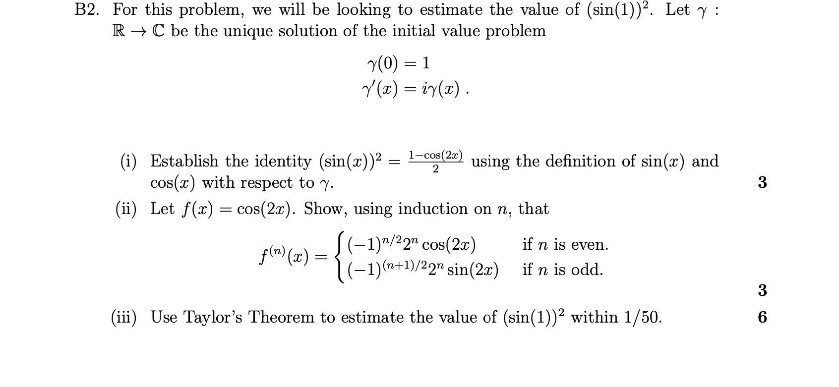 Solved B2. For This Problem, We Will Be Looking To Estimate | Chegg.com