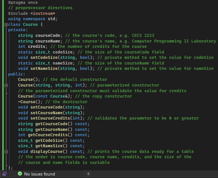 Solved In C++ I have the code mostly finished but I need | Chegg.com