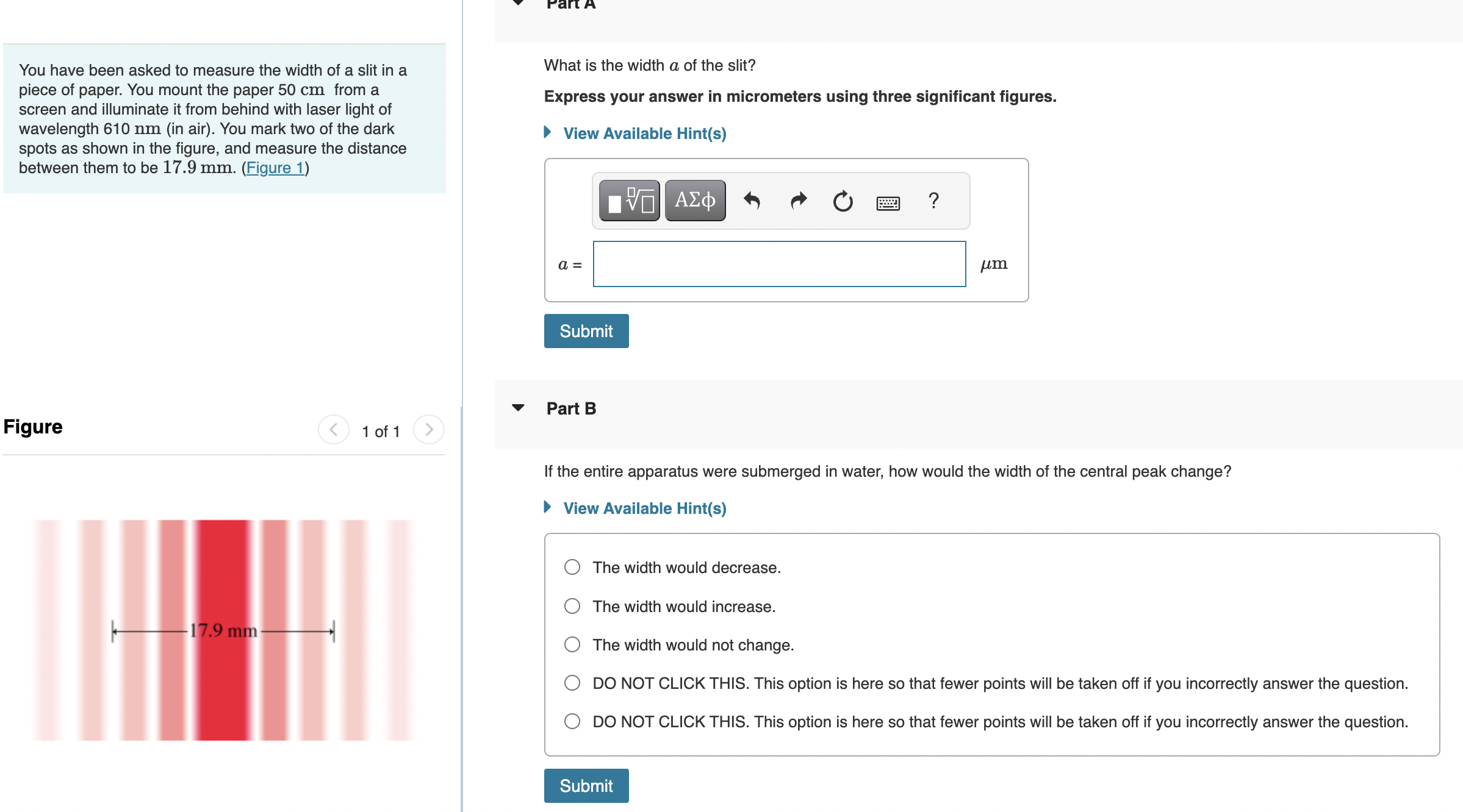 solved-you-have-been-asked-to-measure-the-width-of-a-slit-in-chegg