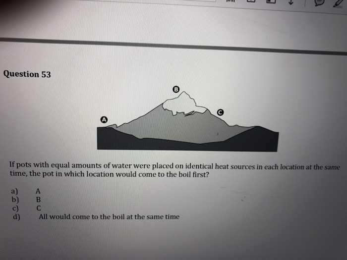 Solved Question 60 Which of the stacks of logs would dry | Chegg.com