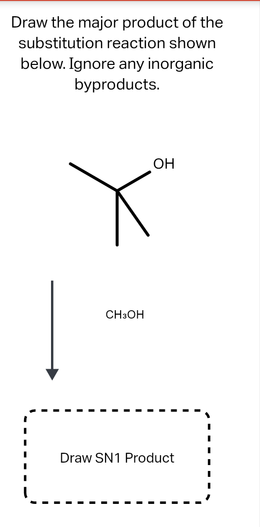 Solved Draw the product of an SN2 reaction shown below. Use