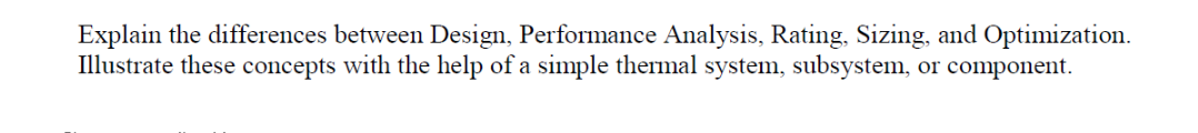 Solved Explain The Differences Between Design, Performance | Chegg.com