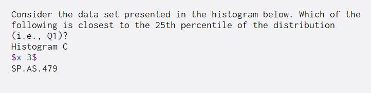 Consider the data set presented in the histogram | Chegg.com
