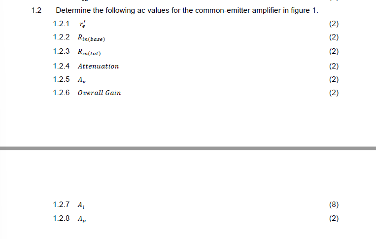 Solved Figure 11.2 Determine the following ac values for the | Chegg.com