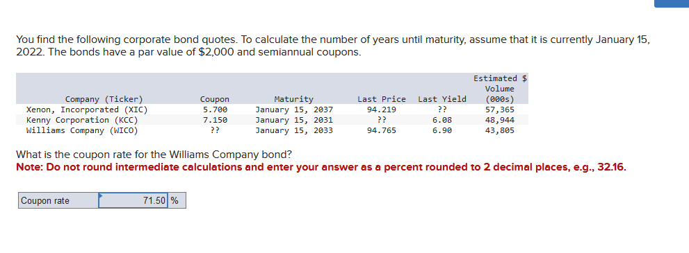 Solved You find the following corporate bond quotes. To | Chegg.com