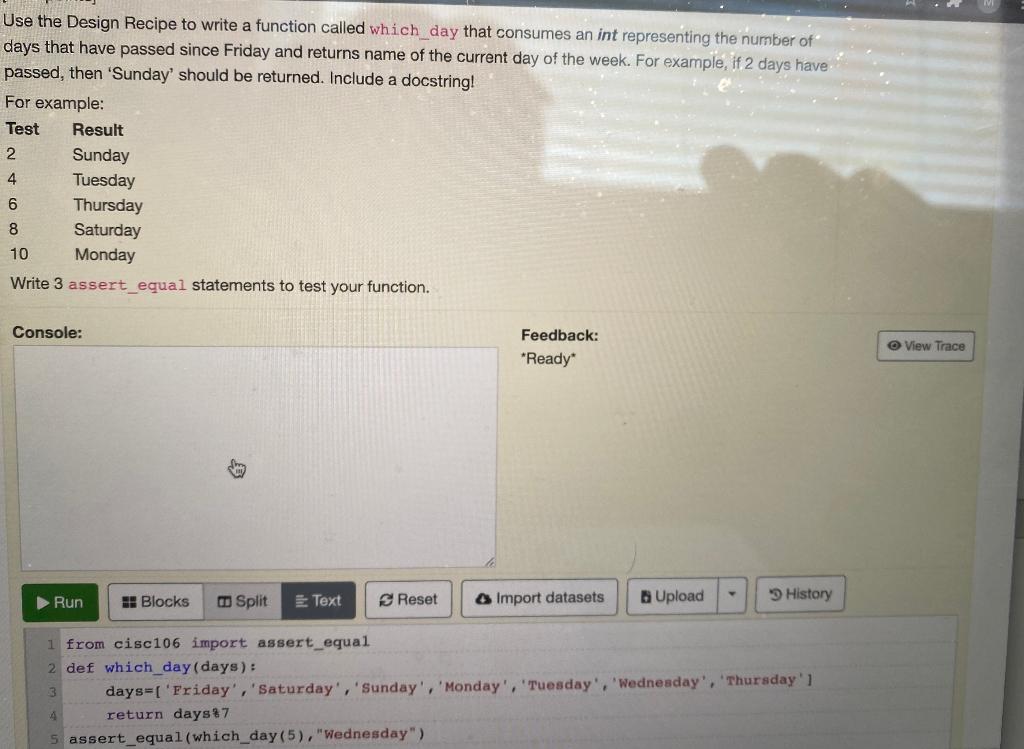 Solved Python language. Keep getting an error saying I cant | Chegg.com