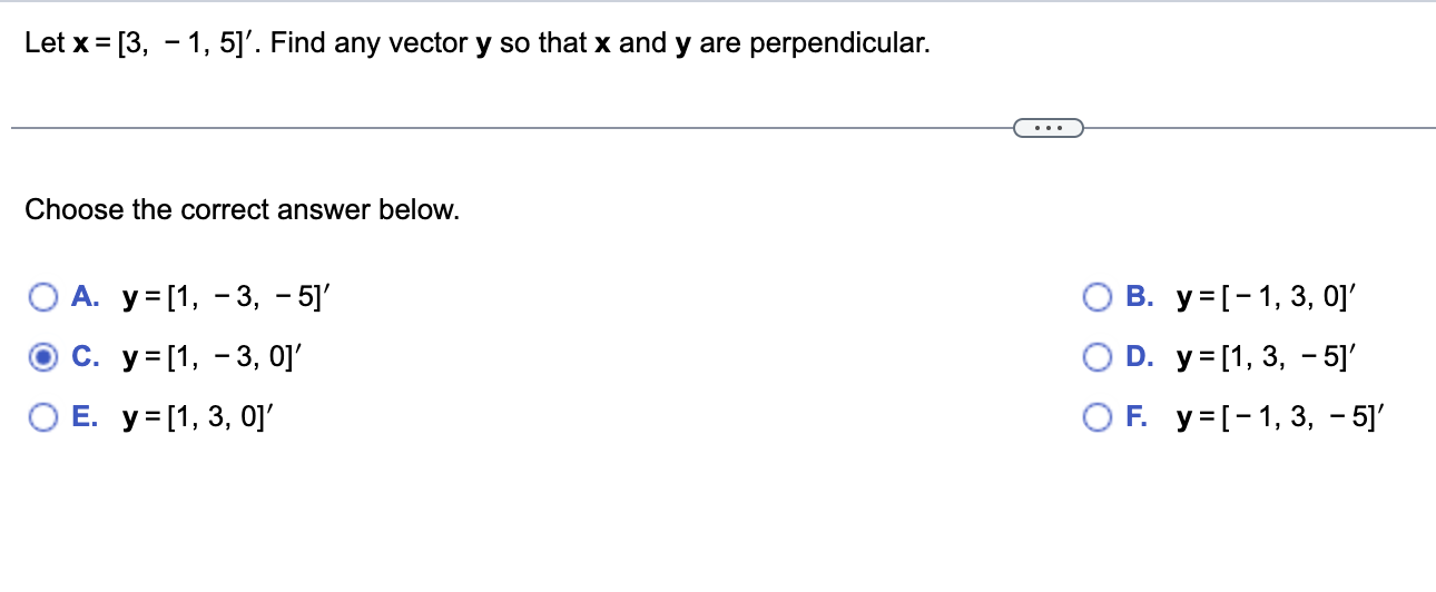 solved-let-x-3-1-5-find-any-vector-y-so-that-x-and-y-chegg