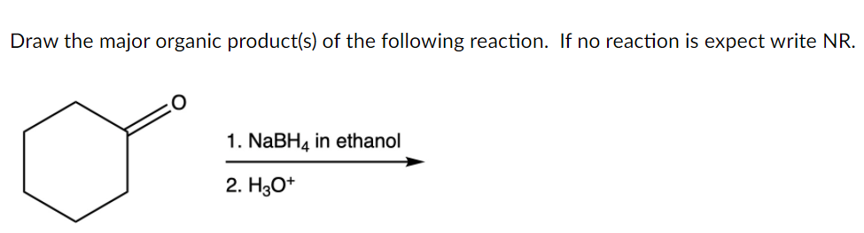 Solved Draw the major organic product(s) of the following | Chegg.com