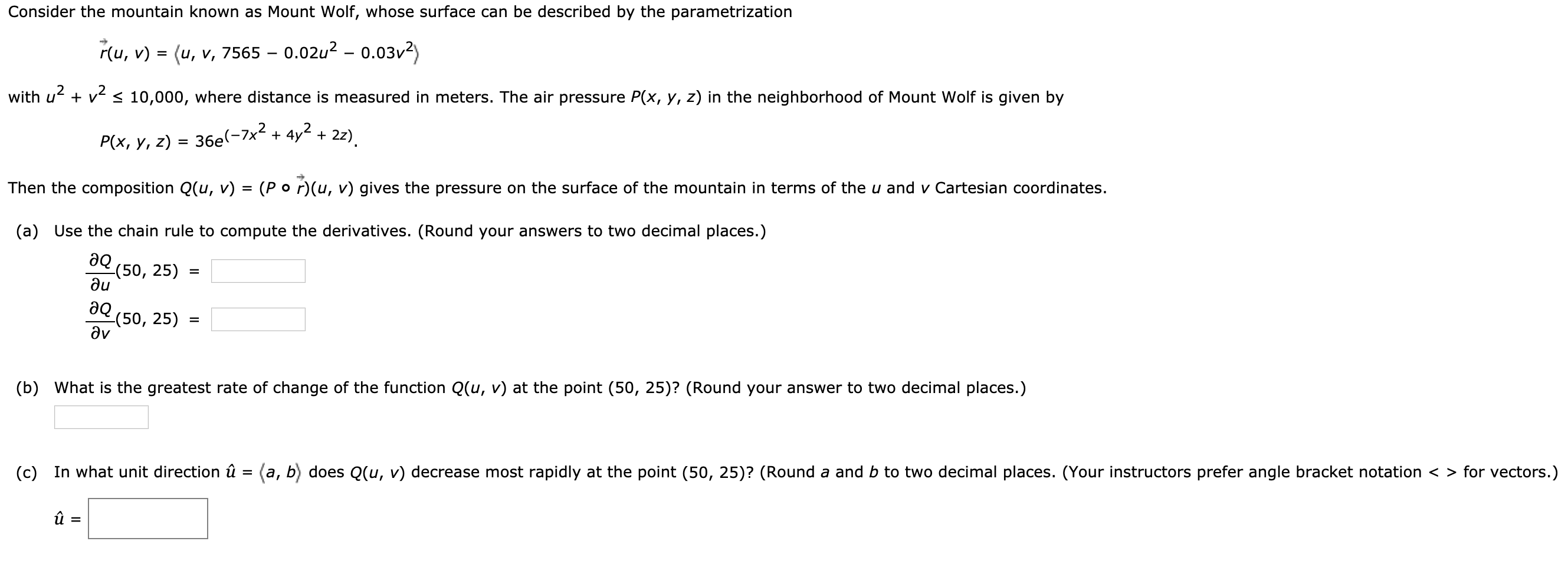 Solved Consider The Mountain Known As Mount Wolf Whose S Chegg Com