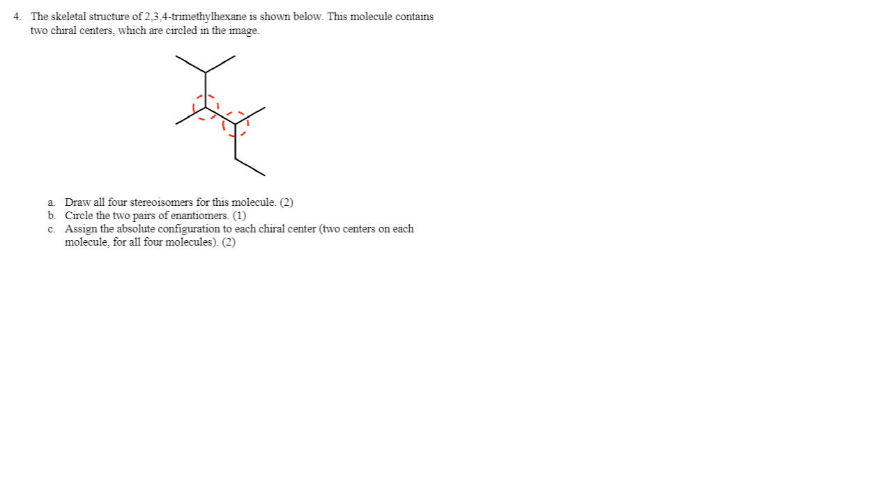 2 2 4 trimethylhexane skeletal structure