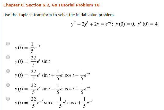 Solved Chapter 6, Section 6.2, Go Tutorial Problem 16 Use | Chegg.com