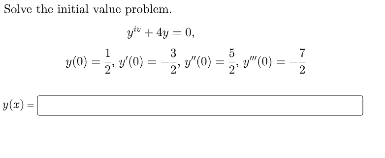Solved Solve the initial value problem. | Chegg.com