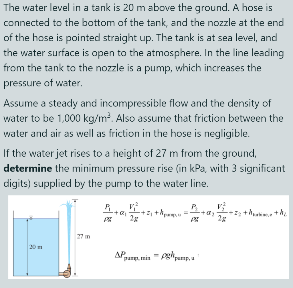 solved-the-water-level-in-a-tank-is-20-m-above-the-ground-a-chegg