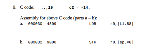 Solved Consider the assembly code generated by the compiler | Chegg.com