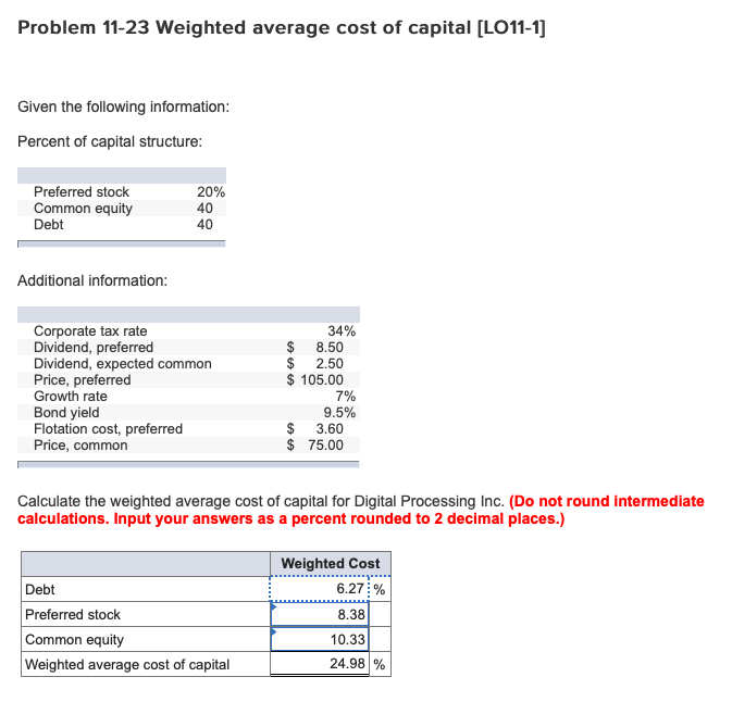 solved-problem-11-23-weighted-average-cost-of-capital-the-chegg