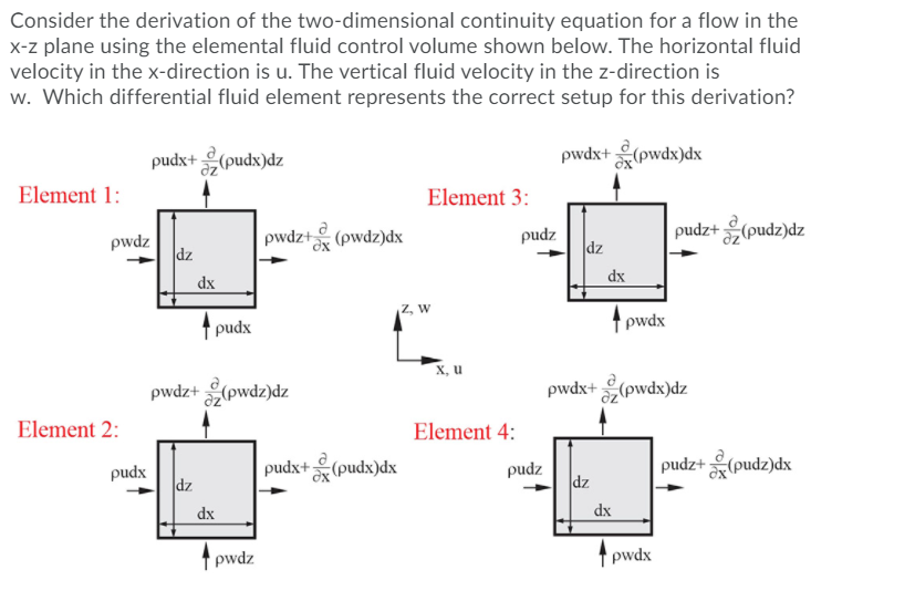 Solved Consider the derivation of the twodimensional