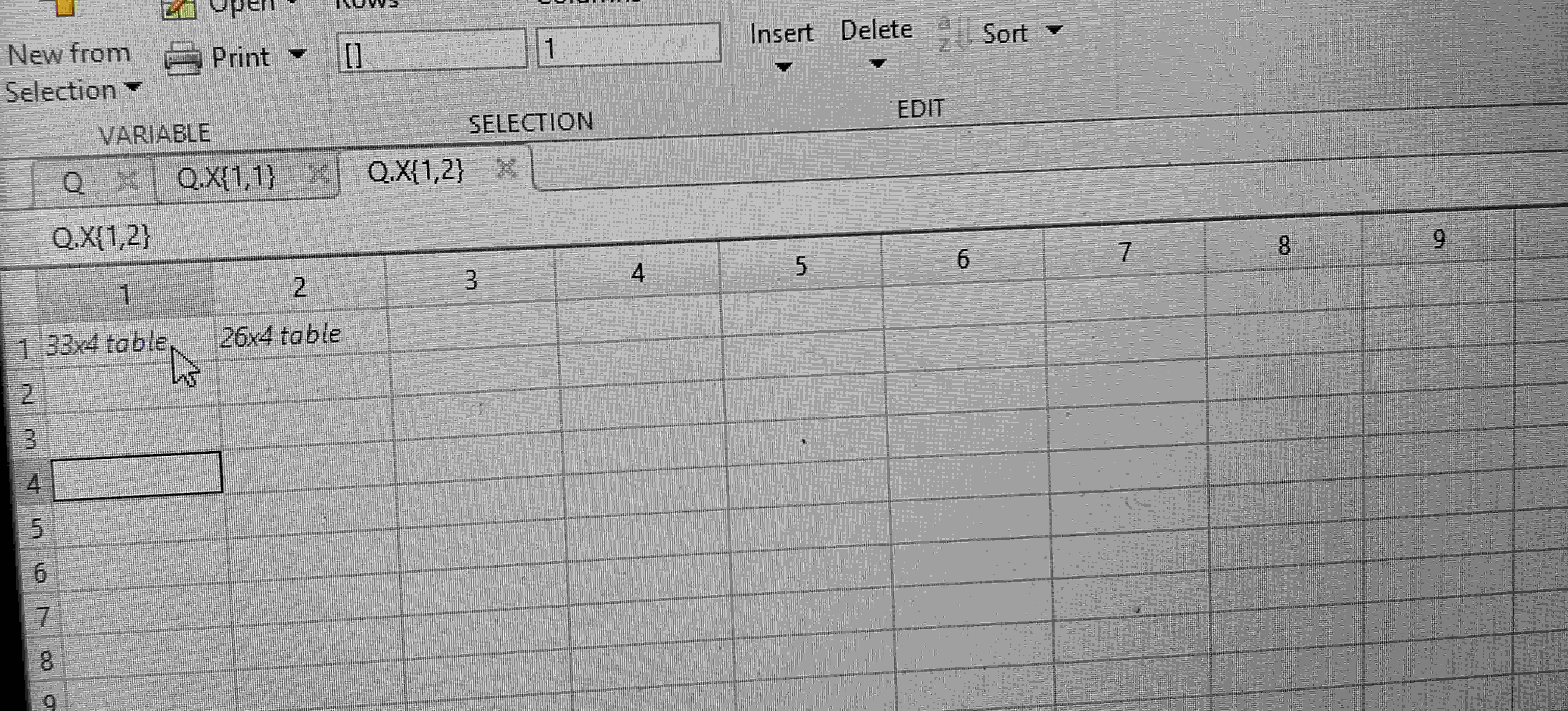 Solved Hi, ﻿I would like to save a matlab table into an | Chegg.com